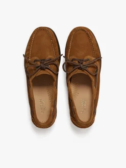 Jetty II 2 Eye Boat Shoes Mid Brown Suede