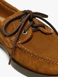 Jetty II 2 Eye Boat Shoes Mid Brown Suede