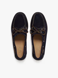 Jetty II 2 Eye Boat Shoes Navy Suede