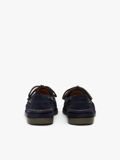Jetty II 2 Eye Boat Shoes Navy Suede