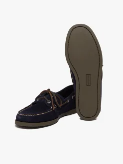 Jetty II 2 Eye Boat Shoes Navy Suede