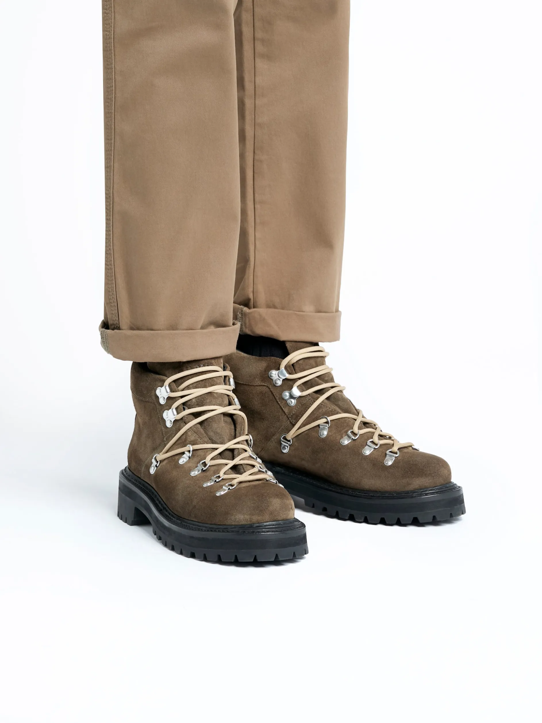 Mason Alpine Boots Combat Suede