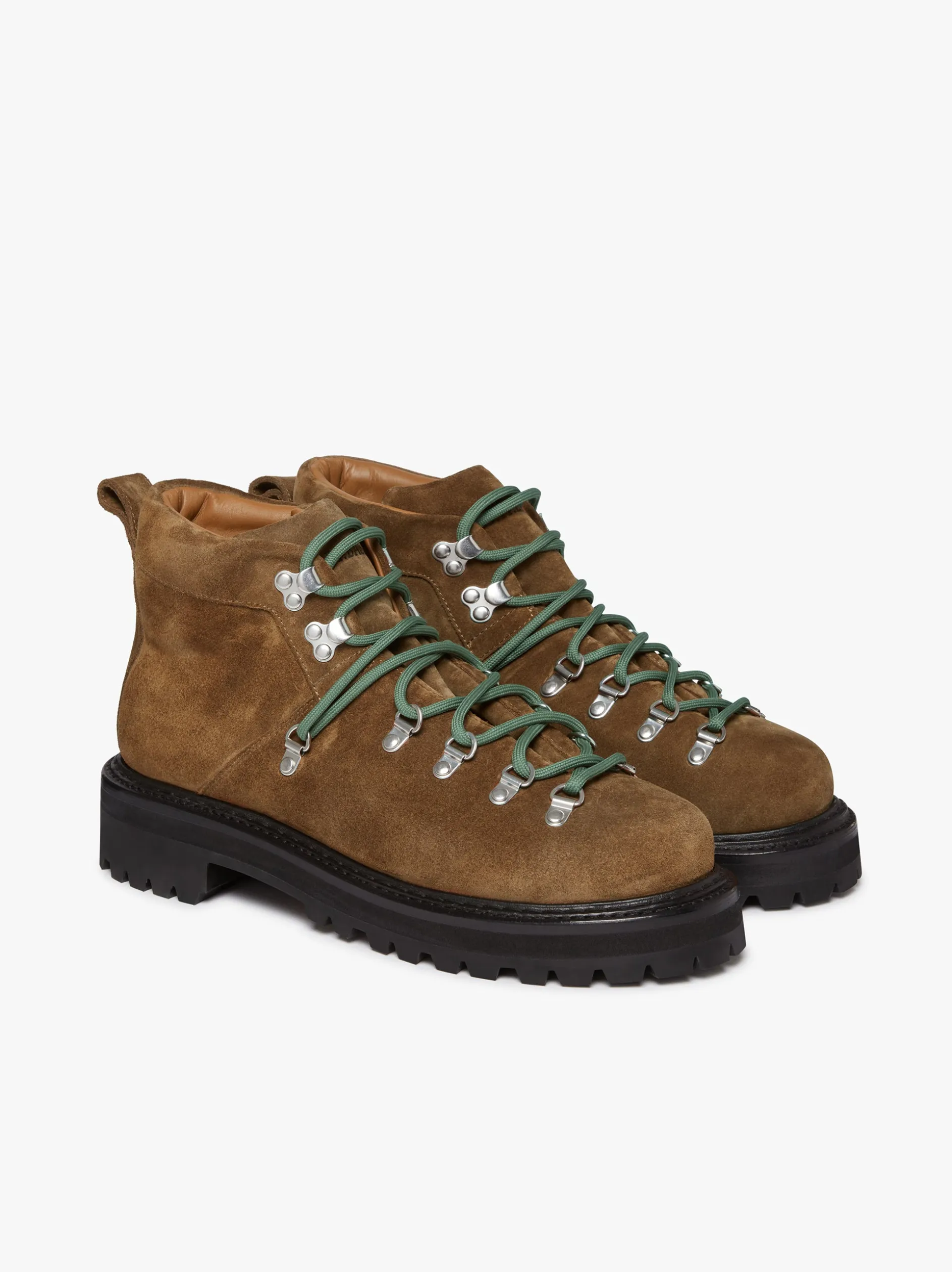 Mason Alpine Boots Mid Brown Suede