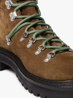 Mason Alpine Boots Mid Brown Suede