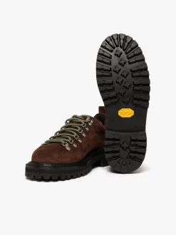 Mason Low Profile Hiker Boots Chocolate suede