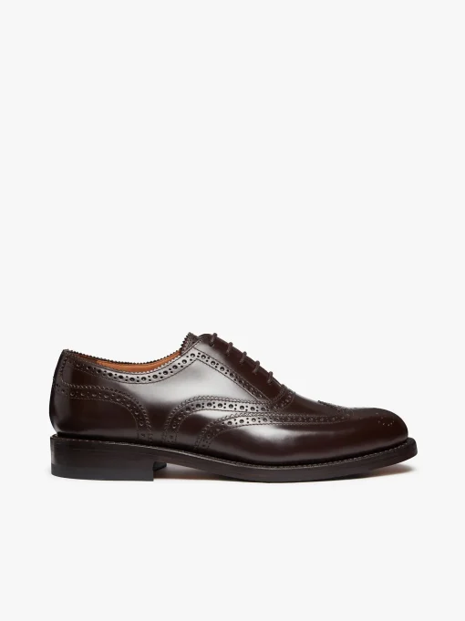 Monogram Double Brogue Wingtip Brown Leather - Weejun Works