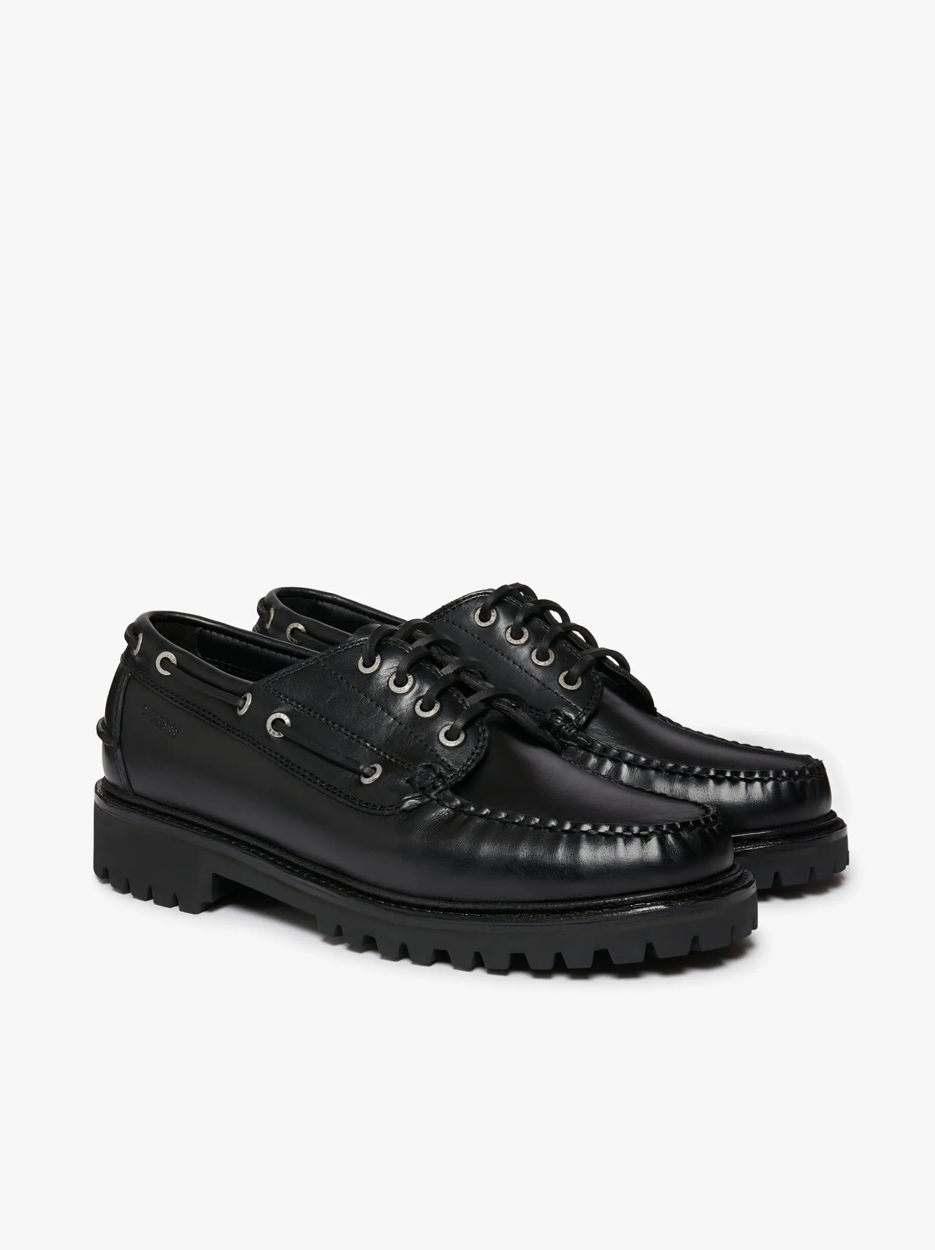 Ranger Camp Moc Black Leather