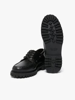 Ranger Camp Moc Black Leather
