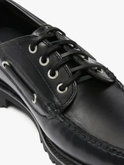 Ranger Camp Moc Black Leather