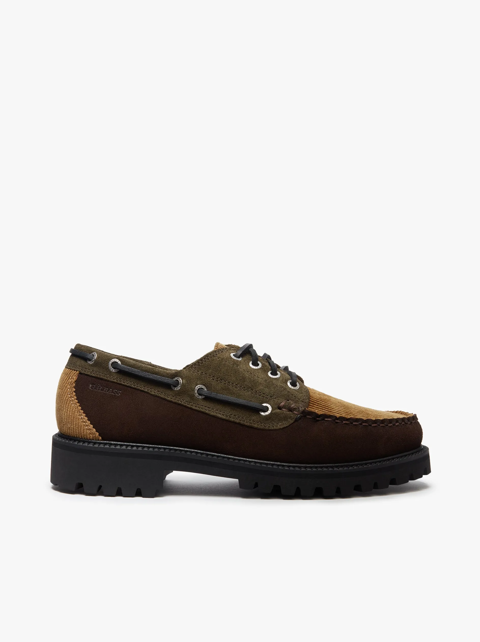 Ranger Camp Moc Dark Brown and Tan Corduroy