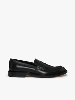 Stanford Penny Loafers Black Leather