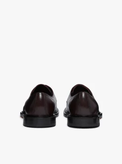 Stanford Penny Loafers Burnished Wine Leather