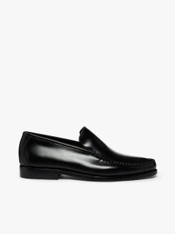Weejuns Cobra Venetian Loafers Black Leather