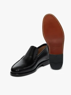 Weejuns Cobra Venetian Loafers Black Leather