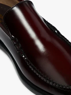 Weejuns Cobra Venetian Loafers Wine Leather