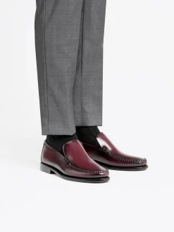 Weejuns Cobra Venetian Loafers Wine Leather