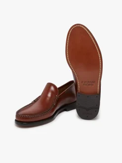 Weejuns Cobra Venetian Loafers Smoke Paprika Leather