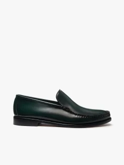 Weejuns Cobra Venetian Loafers Dark Green leather