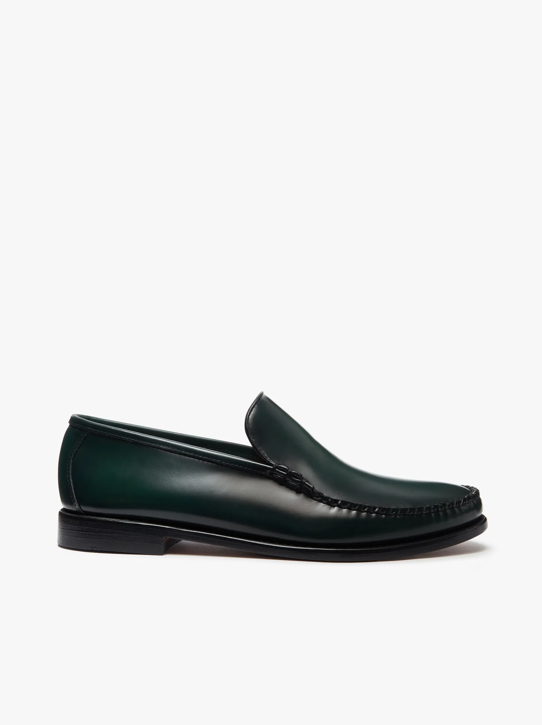 Weejuns Cobra Venetian Loafers Dark Green leather