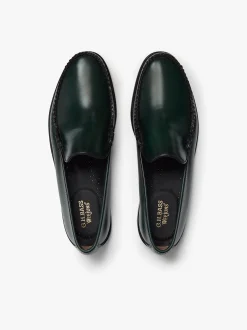 Weejuns Cobra Venetian Loafers Dark Green leather