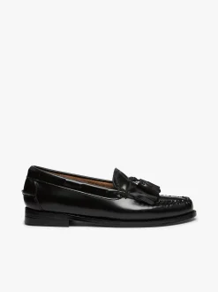 Weejuns Esther Kiltie Tassel Loafers Black Leather