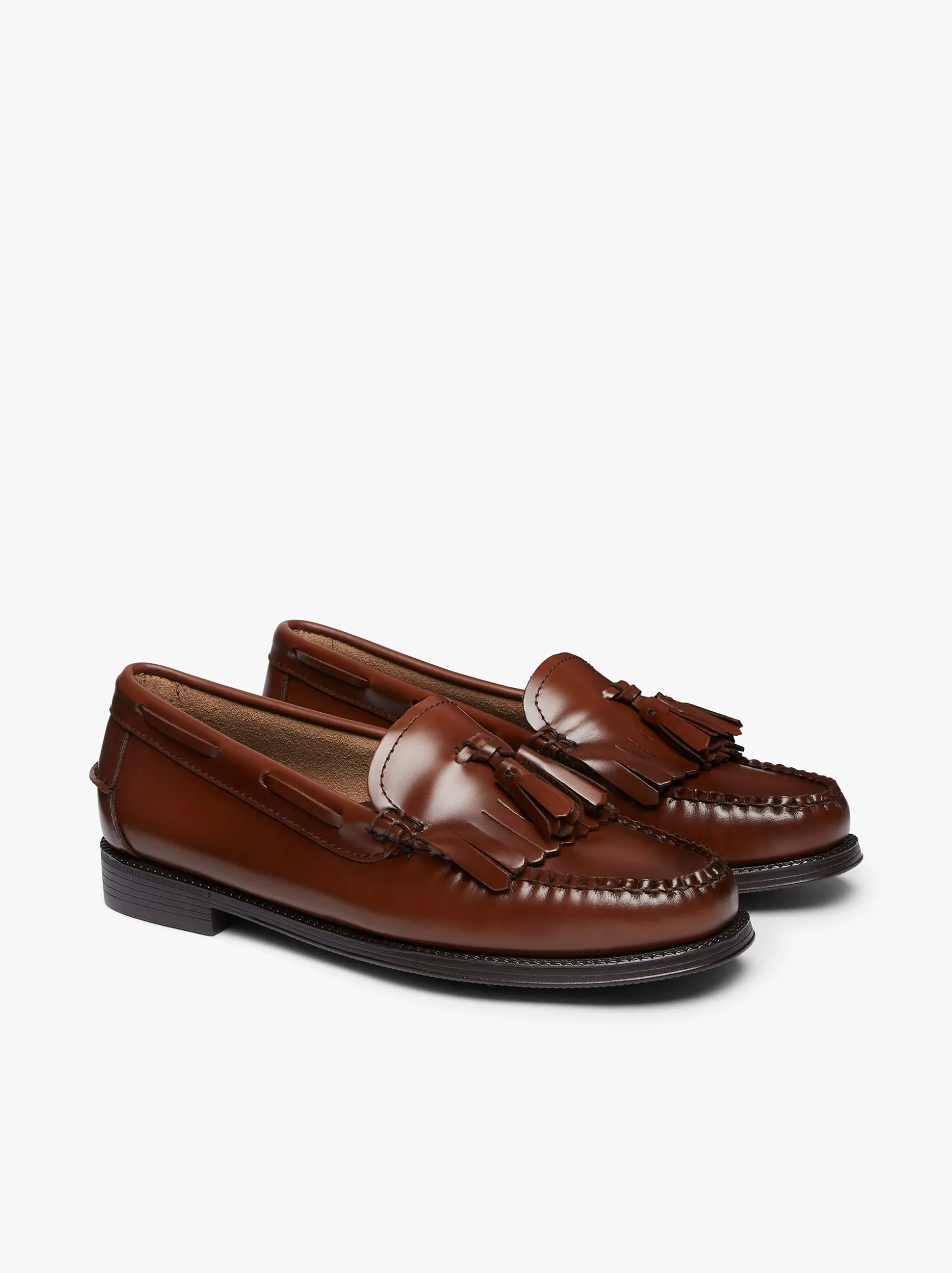 Weejuns Esther Kiltie Tassel Loafers Cognac Leather