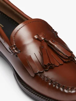 Weejuns Esther Kiltie Tassel Loafers Cognac Leather