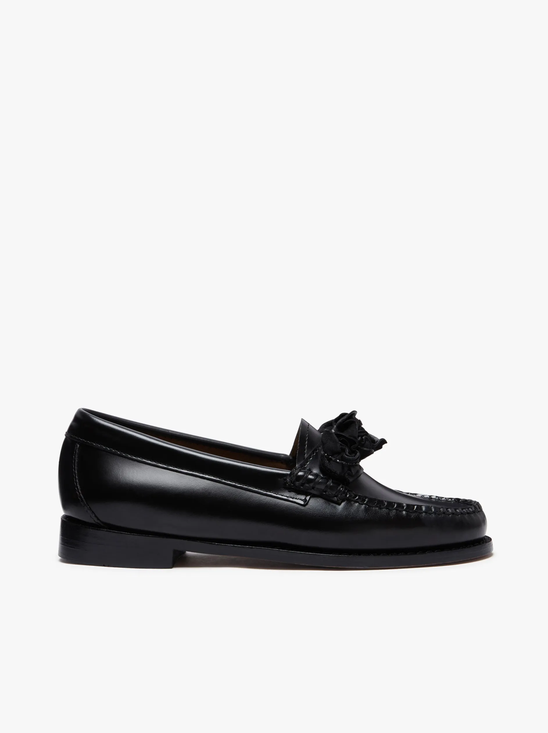 Weejuns Flora Penny Loafers Black Leather