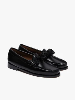 Weejuns Flora Penny Loafers Black Leather