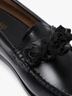 Weejuns Flora Penny Loafers Black Leather