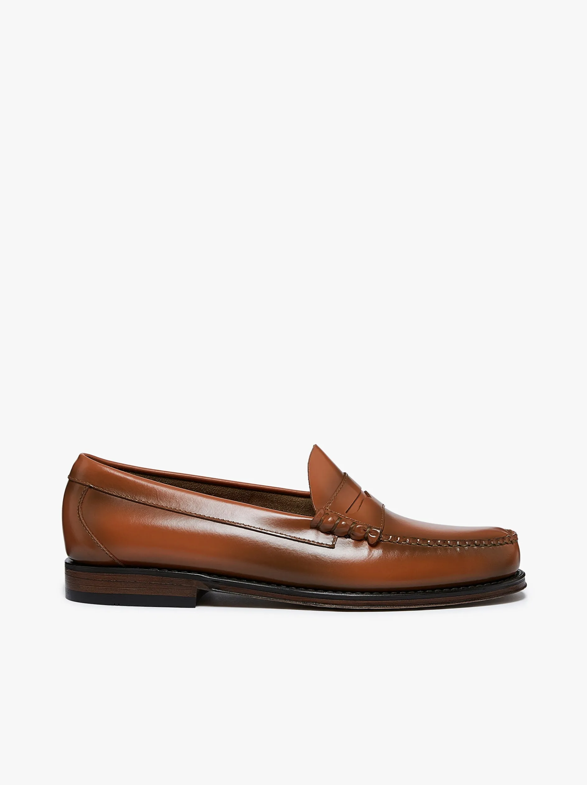 Weejuns Heritage Larson Penny Loafers Bombay Brown Leather