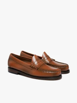 Weejuns Heritage Larson Penny Loafers Bombay Brown Leather