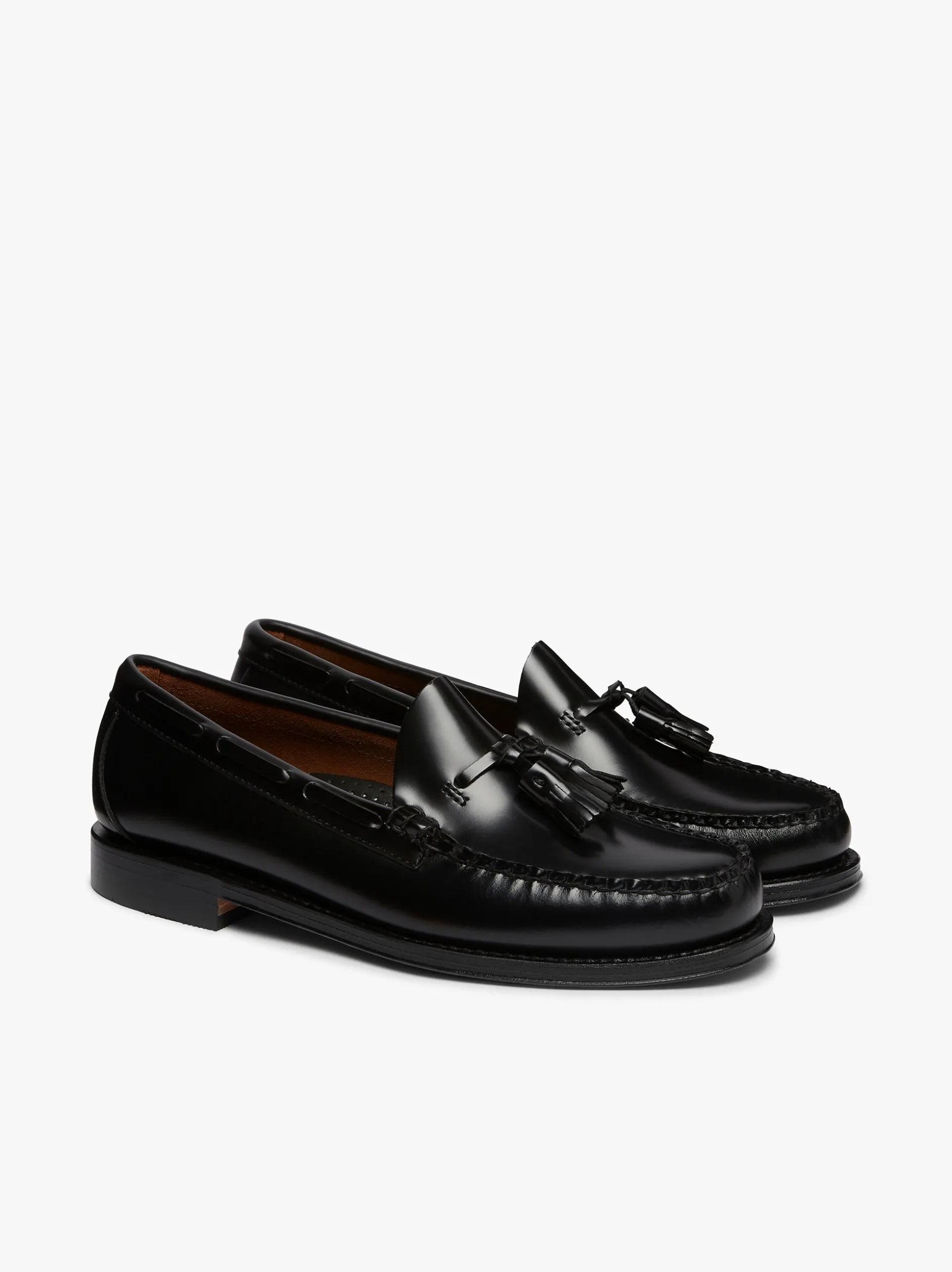 Weejuns Larkin Tassel Loafers Black Leather