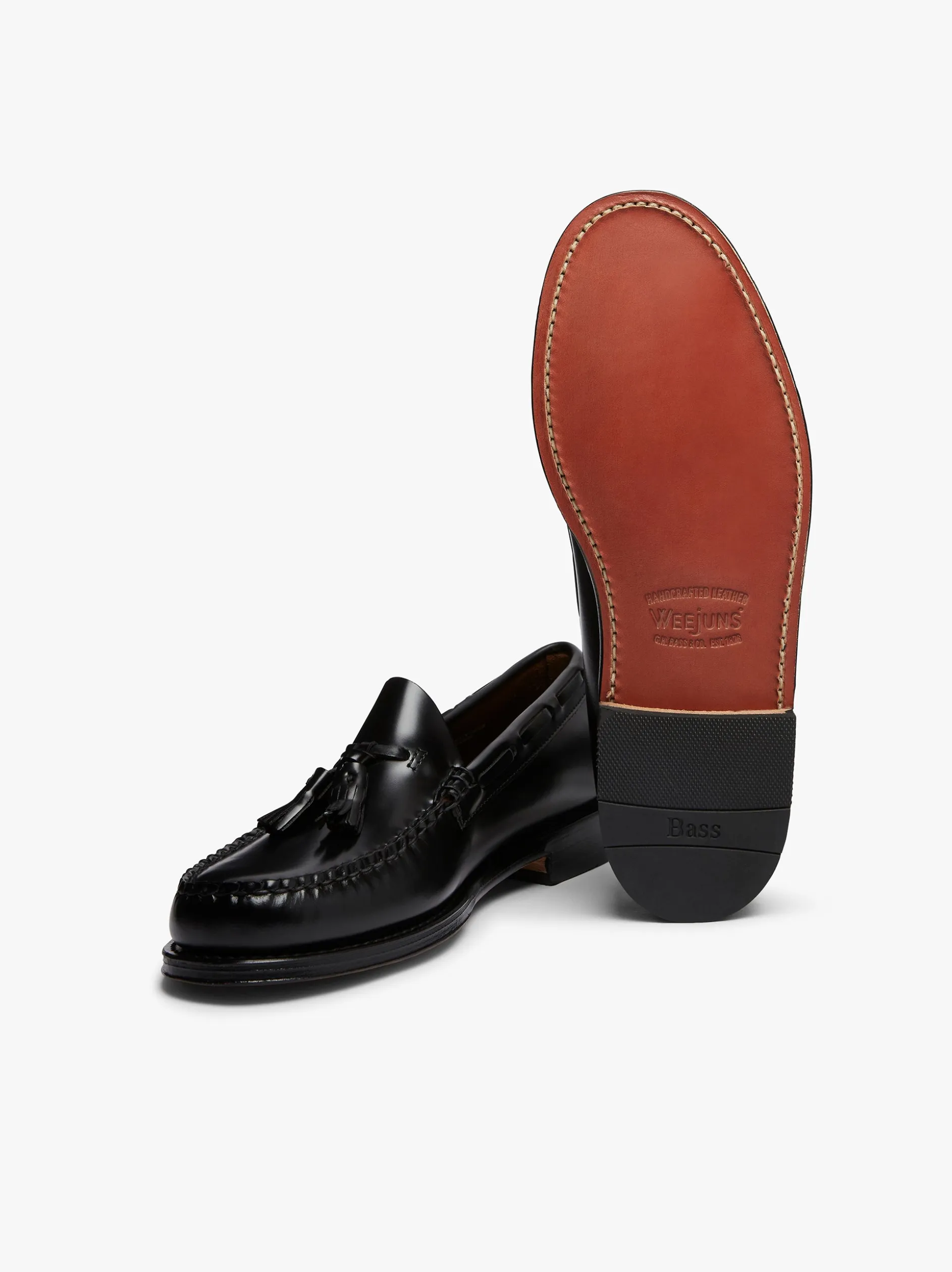 Weejuns Larkin Tassel Loafers Black Leather