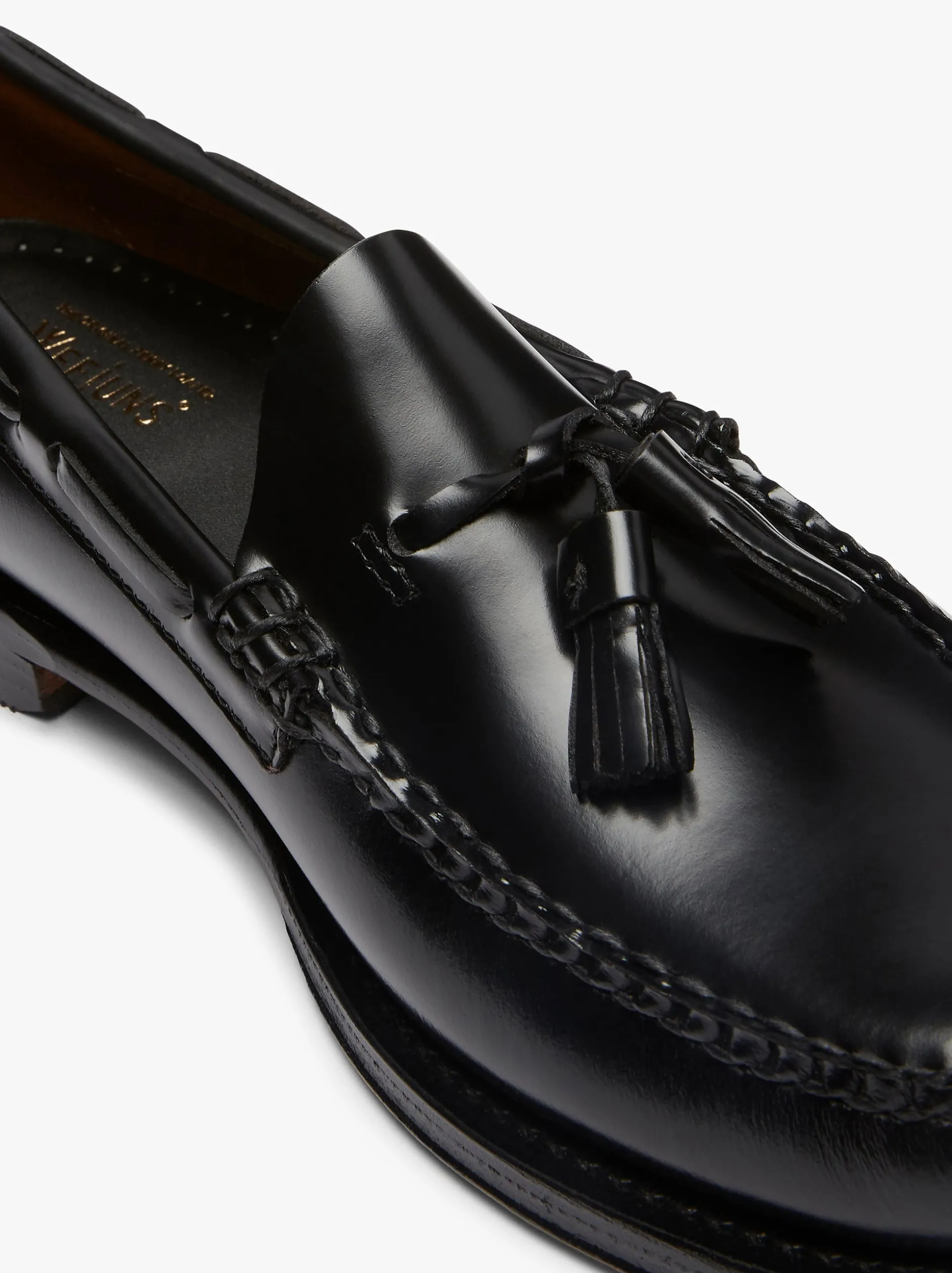 Weejuns Larkin Tassel Loafers Black Leather