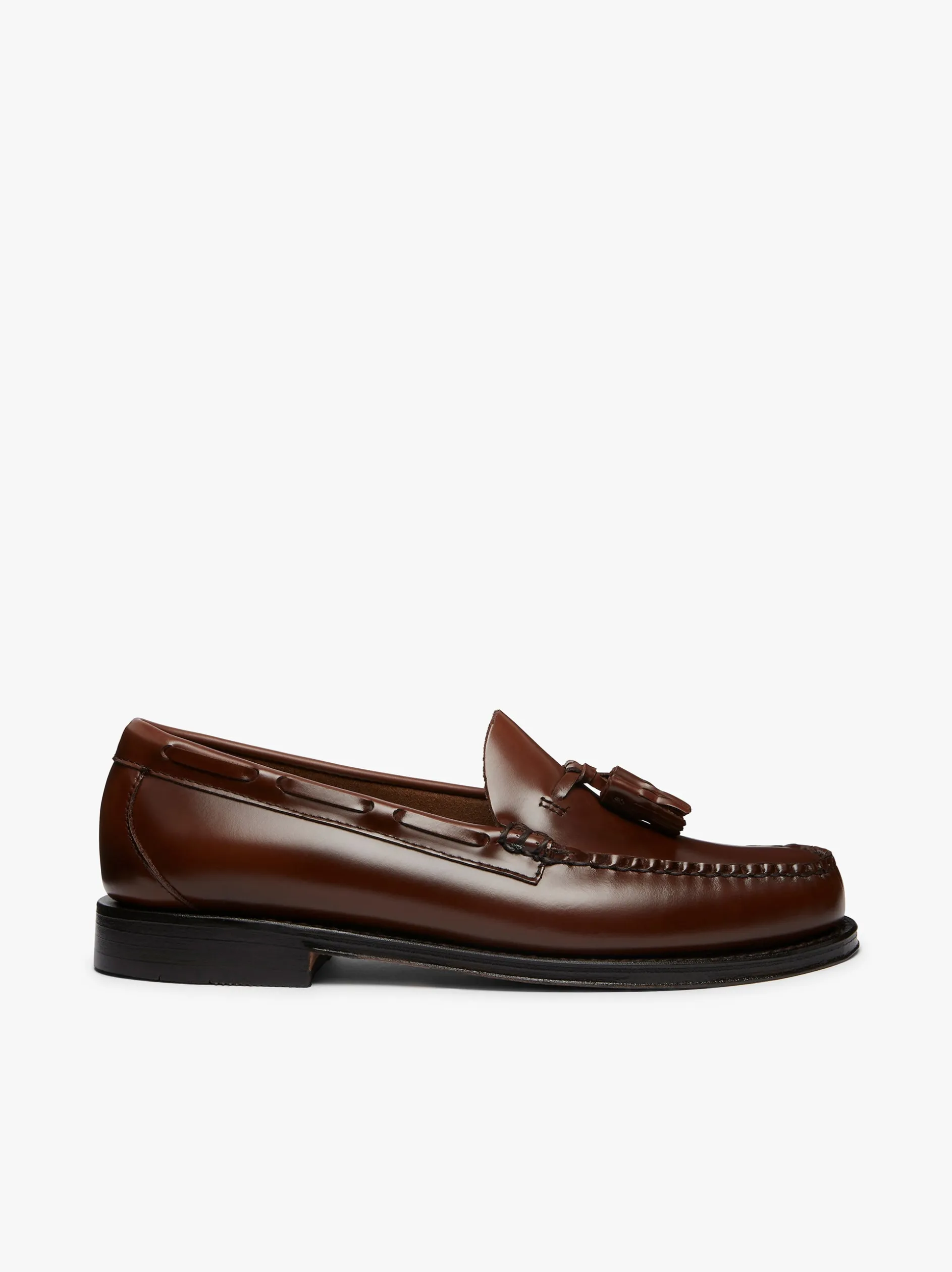 Weejuns Larkin Tassel Loafers Brown Leather