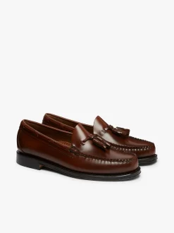 Weejuns Larkin Tassel Loafers Brown Leather