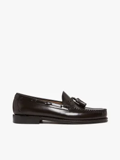 Weejuns Larkin Tassel Loafers Chocolate leather with leather sole