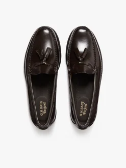 Weejuns Larkin Tassel Loafers Chocolate leather with leather sole