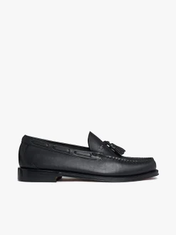 Weejuns Larkin Tassel Loafers Soft Black Leather