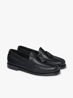 Weejuns Larkin Tassel Loafers Soft Black Leather