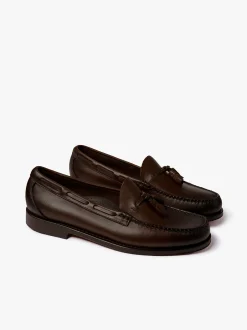Weejuns Larkin Tassel Loafers Chocolate Leather