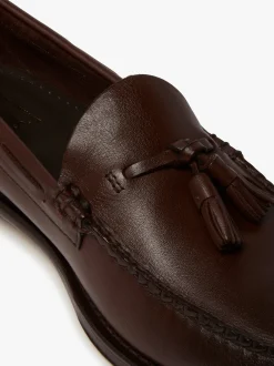 Weejuns Larkin Tassel Loafers Chocolate Leather