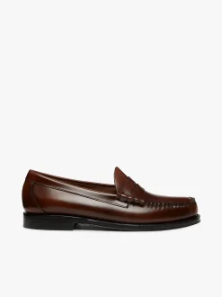 Weejuns Larson Penny Loafers Brown Leather