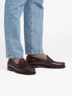 Weejuns Larson Penny Loafers Wine Leather