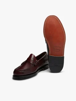 Weejuns Larson Penny Loafers Wine Leather