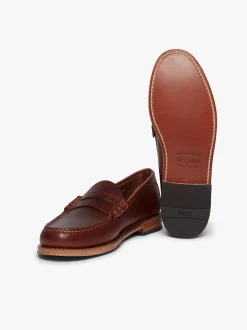 Weejuns Larson Penny Loafers Brown Leather