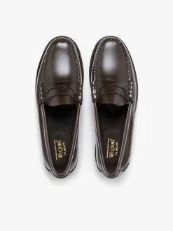 Weejuns Larson Penny Loafers Chocolate Leather