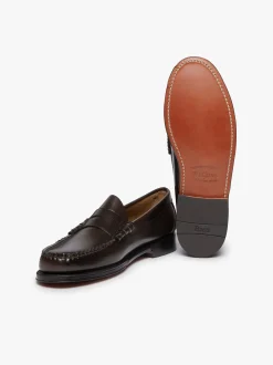 Weejuns Larson Penny Loafers Chocolate Leather