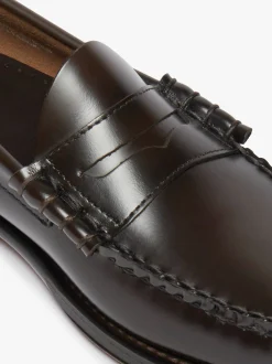 Weejuns Larson Penny Loafers Chocolate Leather